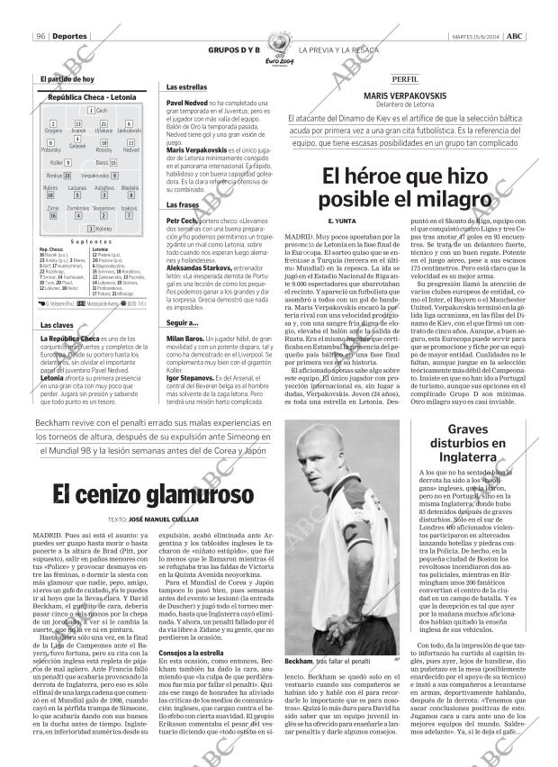 ABC MADRID 15-06-2004 página 96