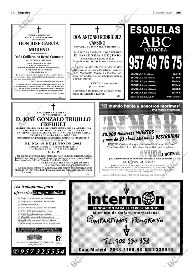 ABC CORDOBA 16-06-2004 página 64