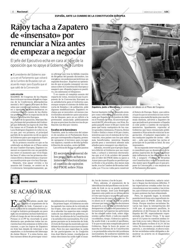 ABC MADRID 16-06-2004 página 16
