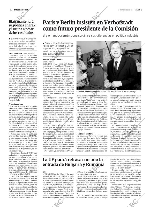 ABC MADRID 16-06-2004 página 30
