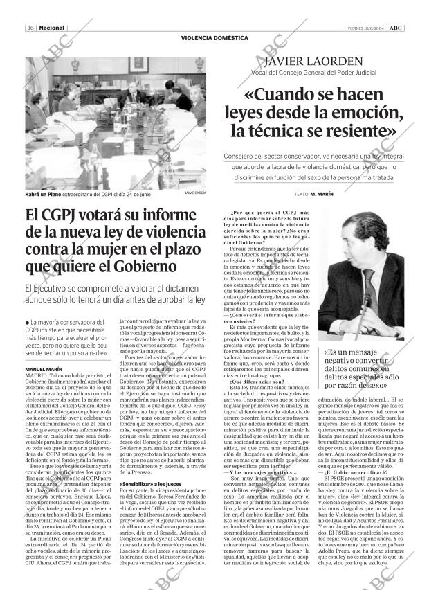 ABC SEVILLA 18-06-2004 página 16