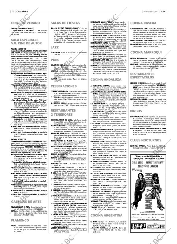 ABC SEVILLA 18-06-2004 página 72