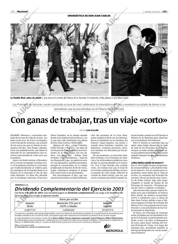 ABC MADRID 25-06-2004 página 24