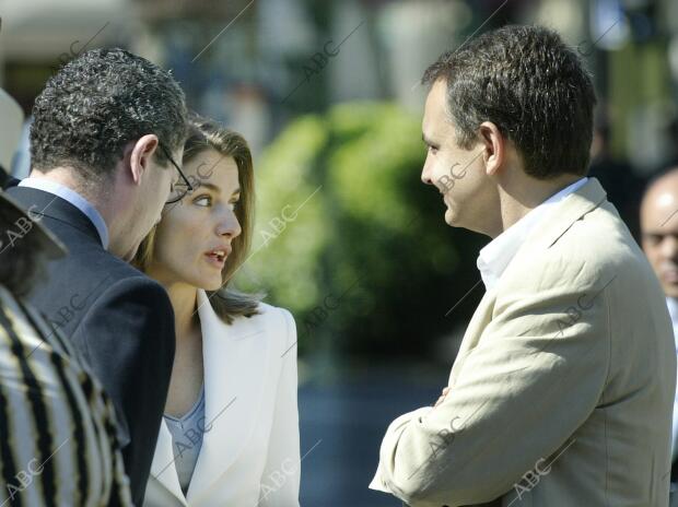 En la Imagen: con Ruiz Gallardón y Zapatero