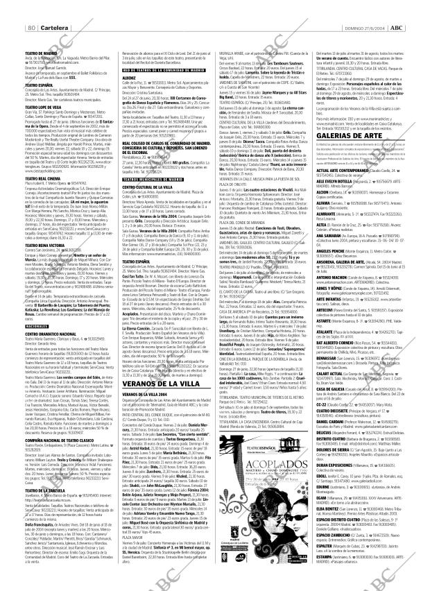 ABC MADRID 27-06-2004 página 80