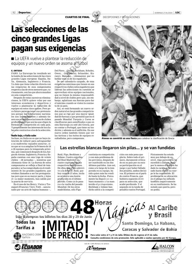 ABC MADRID 27-06-2004 página 92