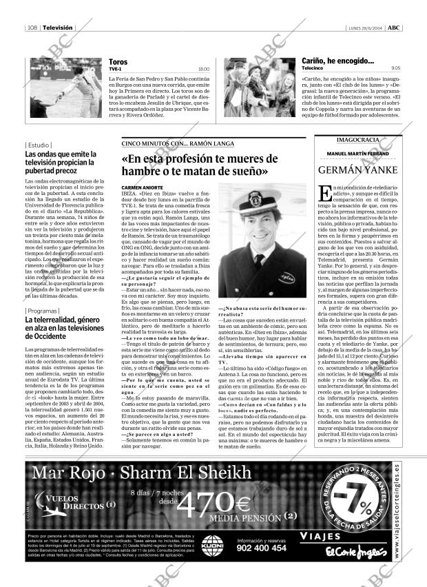 ABC MADRID 28-06-2004 página 108