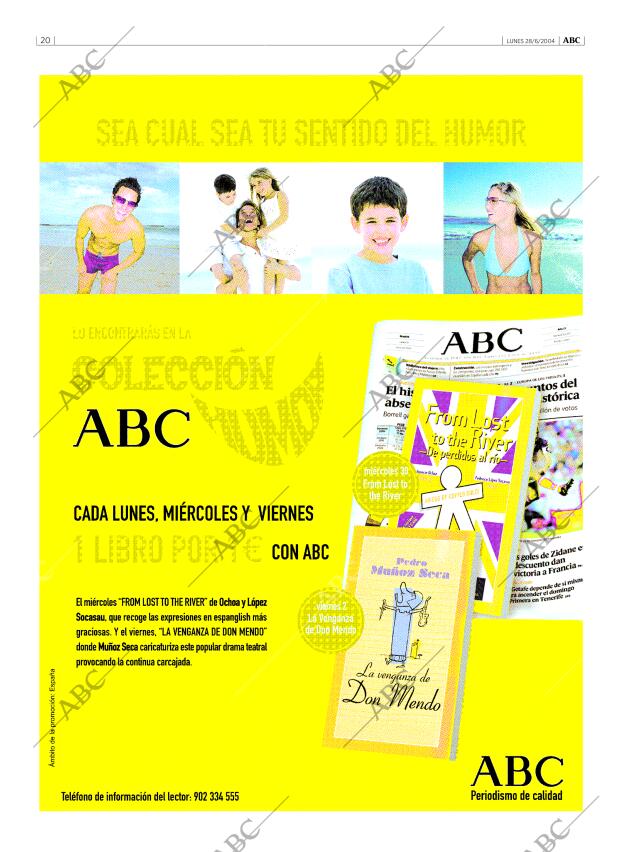 ABC MADRID 28-06-2004 página 20