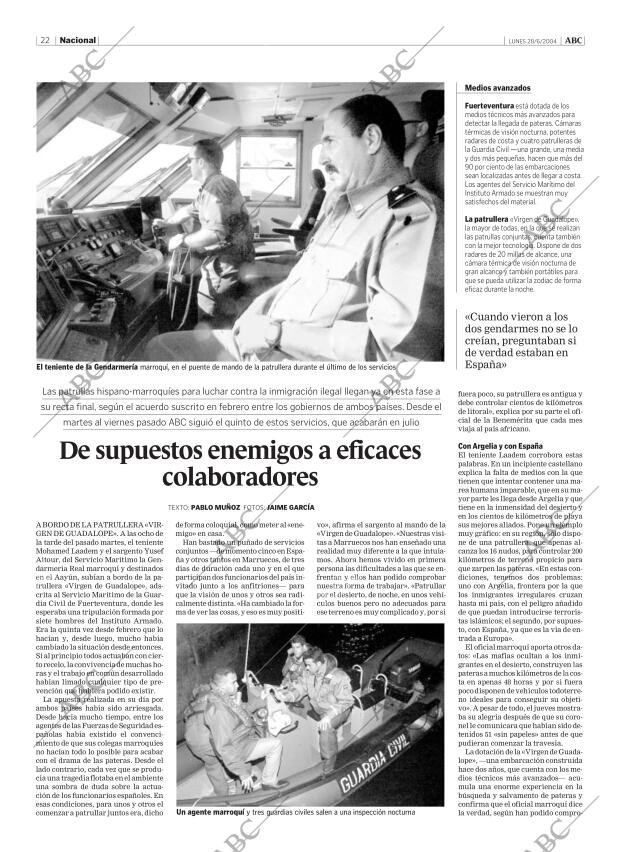 ABC MADRID 28-06-2004 página 22