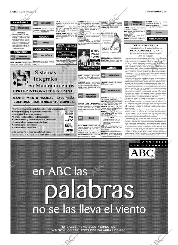 ABC CORDOBA 29-06-2004 página 65