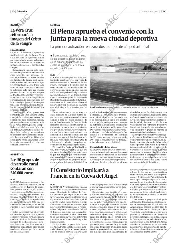 ABC CORDOBA 30-06-2004 página 40