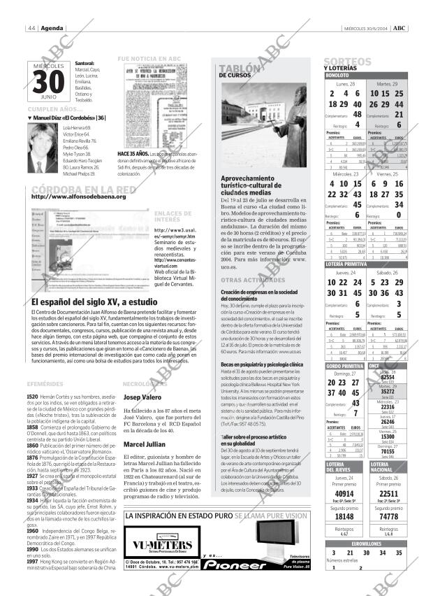 ABC CORDOBA 30-06-2004 página 44