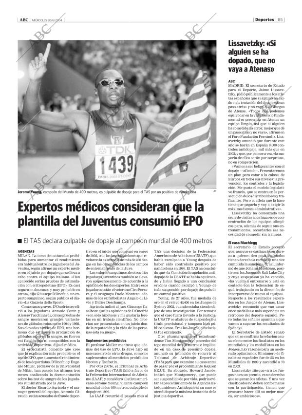 ABC CORDOBA 30-06-2004 página 85