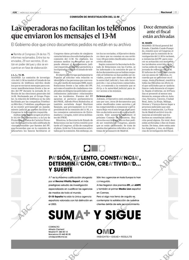 ABC MADRID 30-06-2004 página 15