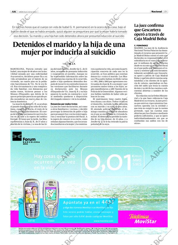 ABC MADRID 30-06-2004 página 19