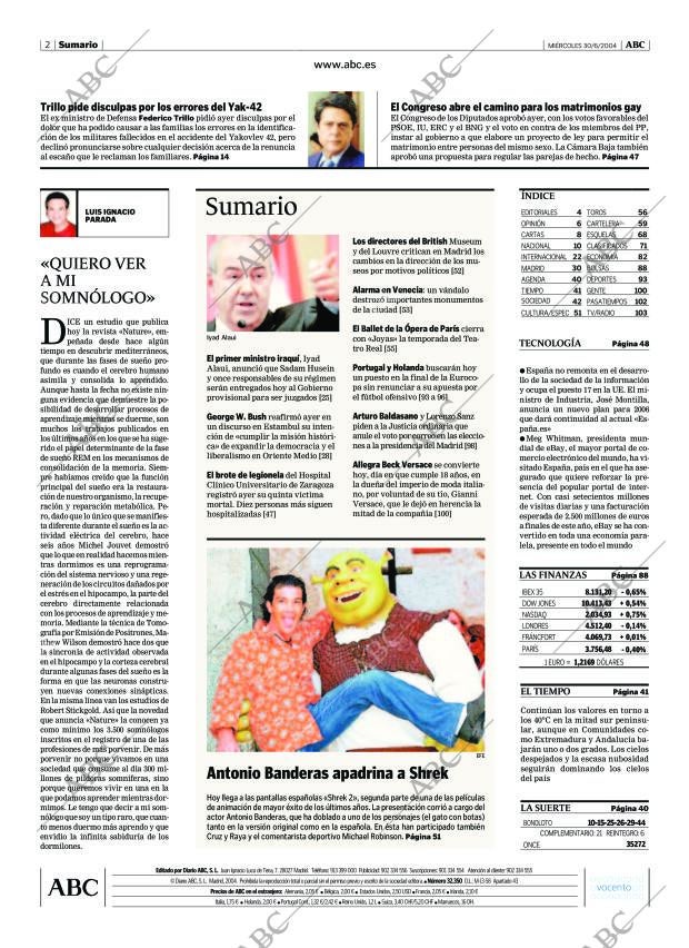 ABC MADRID 30-06-2004 página 2