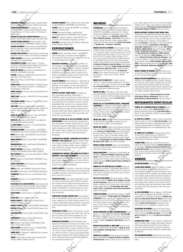 ABC MADRID 30-06-2004 página 67