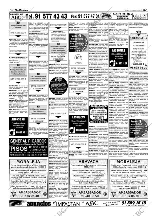 ABC MADRID 30-06-2004 página 74