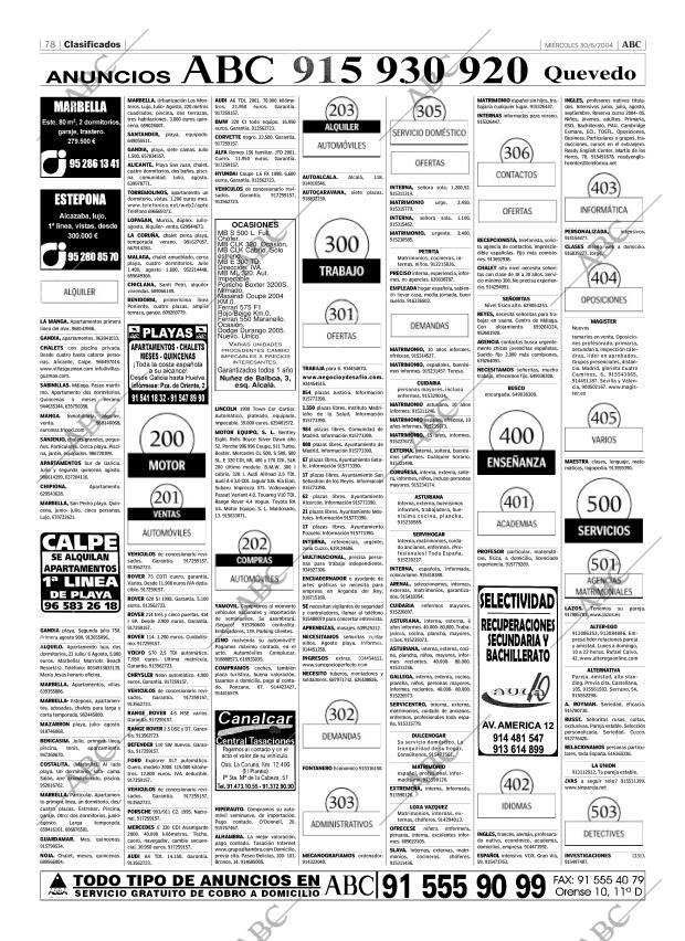 ABC MADRID 30-06-2004 página 78