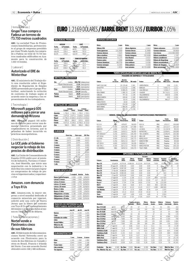 ABC MADRID 30-06-2004 página 92