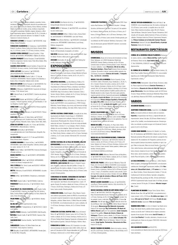 ABC MADRID 06-07-2004 página 64