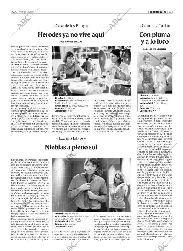 ABC SEVILLA 09-07-2004 página 57