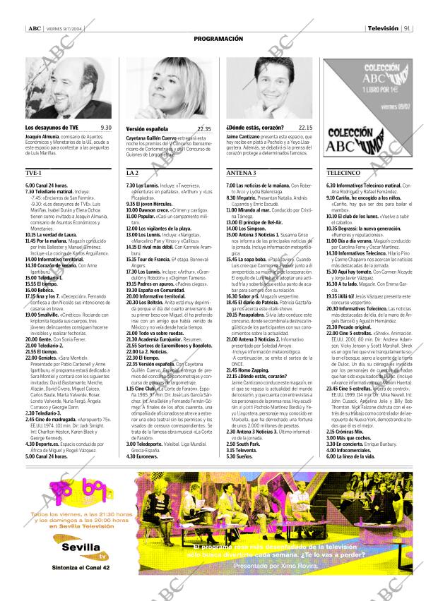 ABC SEVILLA 09-07-2004 página 91