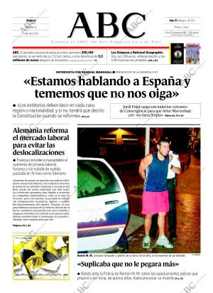 ABC MADRID 11-07-2004 página 1