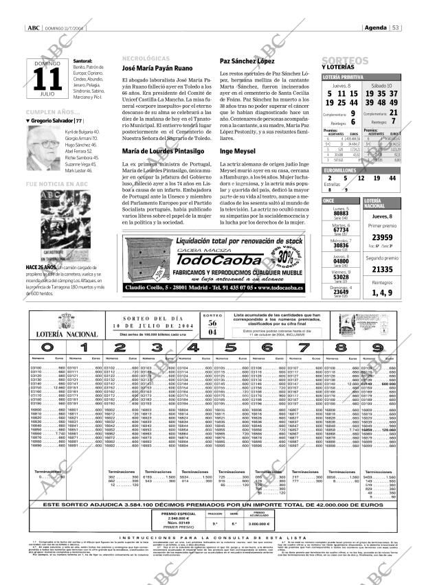 ABC MADRID 11-07-2004 página 53