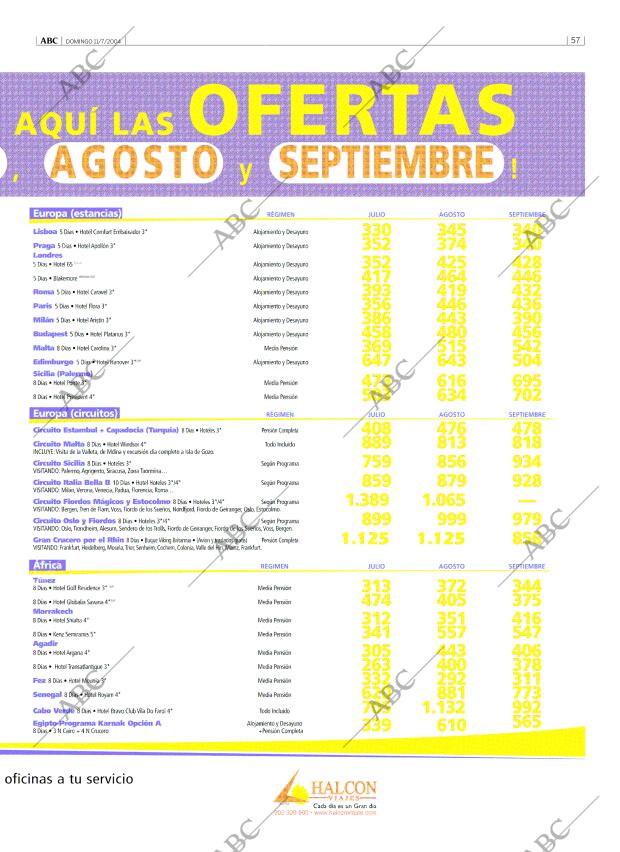 ABC MADRID 11-07-2004 página 57