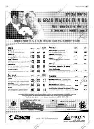 ABC MADRID 13-07-2004 página 28