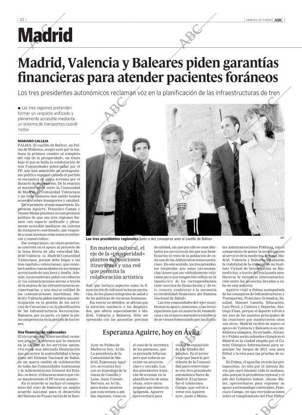 ABC MADRID 13-07-2004 página 32
