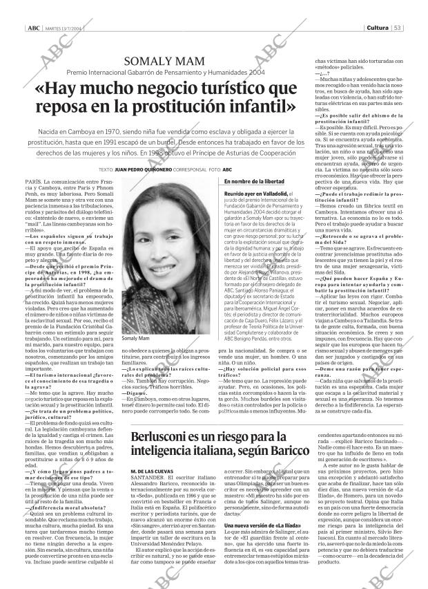 ABC MADRID 13-07-2004 página 53