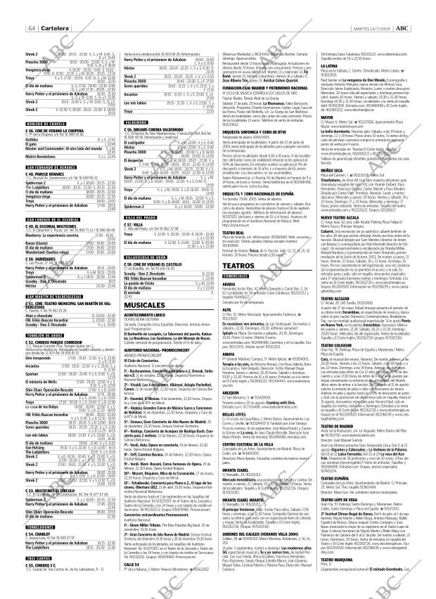 ABC MADRID 13-07-2004 página 64