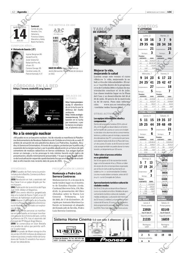 ABC CORDOBA 14-07-2004 página 42