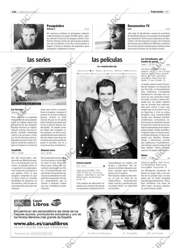 ABC CORDOBA 14-07-2004 página 89