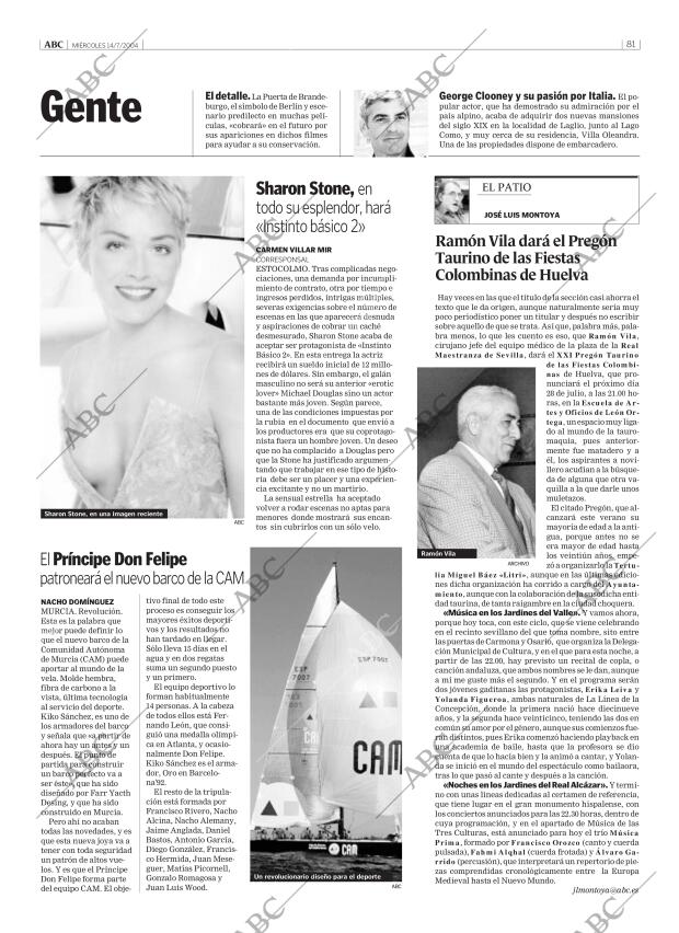 ABC SEVILLA 14-07-2004 página 81