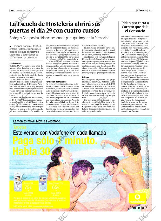 ABC CORDOBA 15-07-2004 página 31