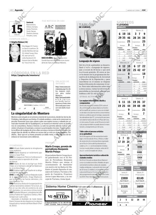 ABC CORDOBA 15-07-2004 página 40