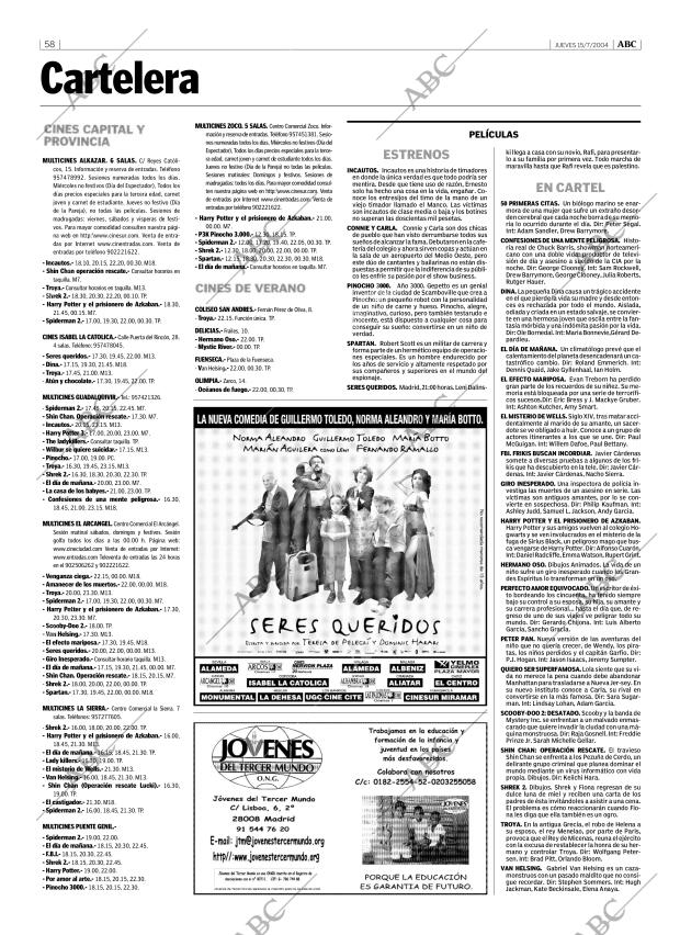 ABC CORDOBA 15-07-2004 página 58