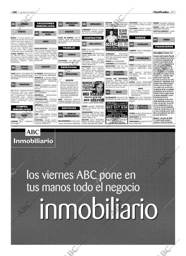 ABC CORDOBA 15-07-2004 página 63
