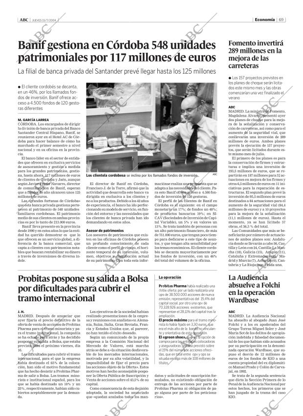 ABC CORDOBA 15-07-2004 página 69
