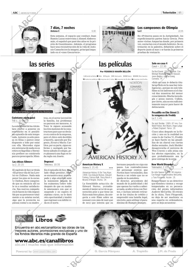 ABC CORDOBA 15-07-2004 página 85
