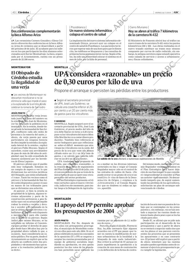 ABC CORDOBA 16-07-2004 página 40