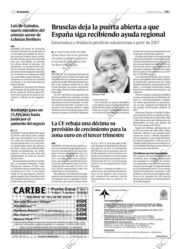 ABC CORDOBA 16-07-2004 página 74