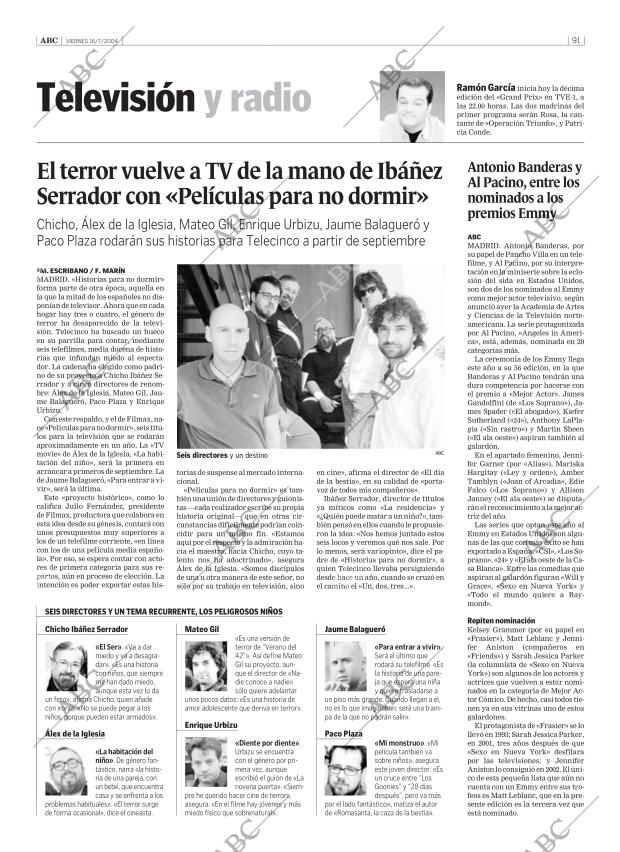 ABC CORDOBA 16-07-2004 página 91