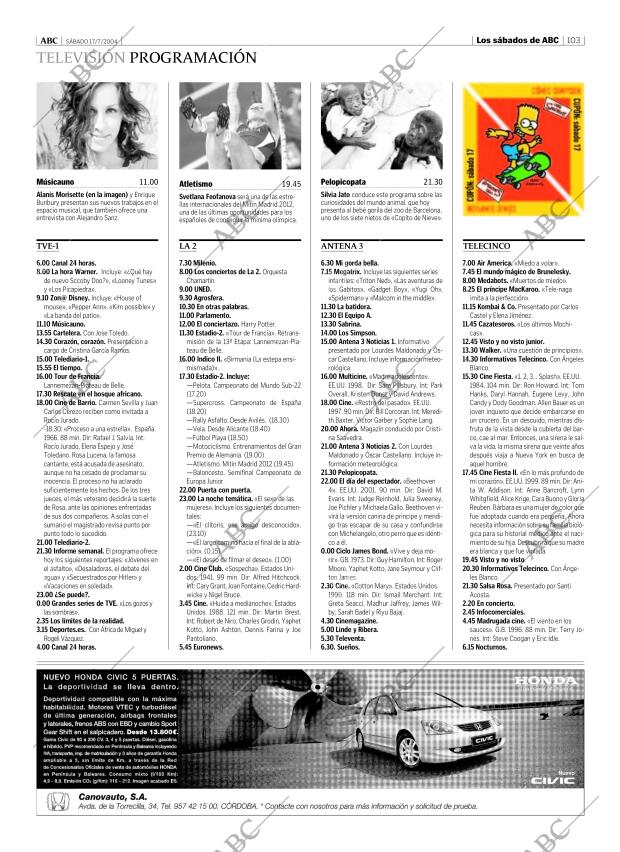 ABC CORDOBA 17-07-2004 página 103