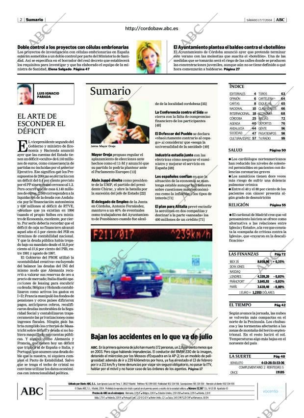 ABC CORDOBA 17-07-2004 página 2