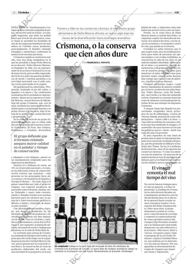 ABC CORDOBA 17-07-2004 página 30