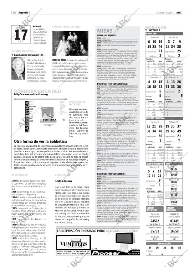 ABC CORDOBA 17-07-2004 página 40